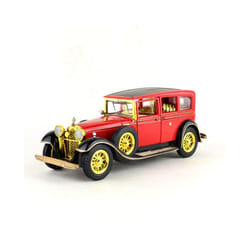 17CM 1:28 Scale Metal Alloy Diecast Classic Vintage Pull Back Sounds and lights car model Vehicles Model - b