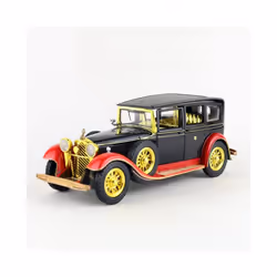 17CM 1:28 Scale Metal Alloy Diecast Classic Vintage Pull Back Sounds and lights car model Vehicles Model - b
