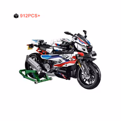1920pcs Technical Motorcycle moc M1000RR Model Vehicle Racing Car 42130 - no original box2