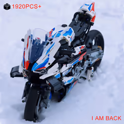1920pcs Technical Motorcycle moc M1000RR Model Vehicle Racing Car 42130 - no original box