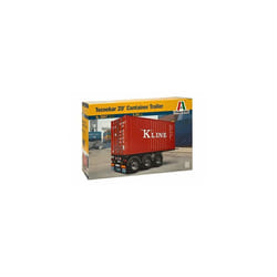 20' CONTAINER TRAILER - Model Kit - Italeri - 1/24