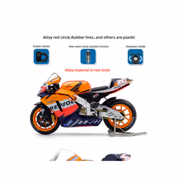 2006 Honda RC 211V MOTO GP 1/18 Alloy Diecast Motorcycle Racing Model - Honda 26 nobox
