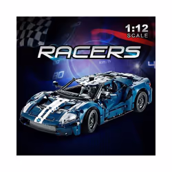 2023 Technical Moc 42154 Ford Gt Muscle Sports Car Building Blocks Model Racing Vehicle Assemble Bricks Toys For Kids Adult - with paper manual