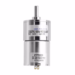24V 30rpm Reduction Motor 37mm DC Gear Motor