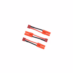 3pcs Deans T plug Female To HXT 4.0mm Male Bullet Connector Adapter Cable - 14awg 5cm Wire