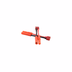 3pcs Deans T plug Female To HXT 4.0mm Male Bullet Connector Adapter Cable - 14awg 5cm Wire