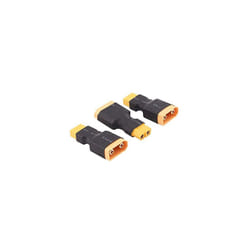 3pcs XT90 Male to XT60 Female RC Connector Converter Adapter for LiPo Electric Quad/ESC