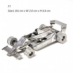 3D Metal Puzzles Formula One Car Stainless Steel Metal Alloy Assembly Model Puzzles Kits Toys For Adult