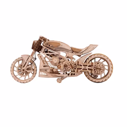 3D Wooden Model Self Assemble Building Puzzle Laser Cut Motorcycle DMS