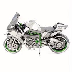 3D Three dimensional Assembled Motorcycle Toy DIY Model Metal Puzzle Model Non finished Motorcycle Puzzle Toy Christmas Toy G ...