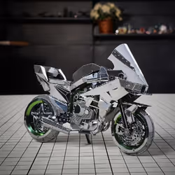 3D Three dimensional Assembled Motorcycle Toy DIY Model Metal Puzzle Model Non finished Motorcycle Puzzle Toy Christmas Toy Gift