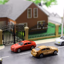 50Pcs 1:87 HO Scale Model Car Painted Car Models HO/TT Scale