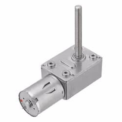 50mm-M6 Screw Worm Gear Motor DC 6/12/24V 150RPM Self-locking Reduction Gear Motor - 24V