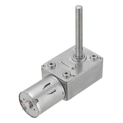 50mm-M6 Screw Worm Gear Motor DC 6/12/24V 150RPM Self-locking Reduction Gear Motor - 6V