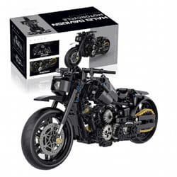 586Pcs Classic Motorbike Building Model Blocks Moto Road Racer Bricks Christmas Toys for Kid Boys Children Adult Technical