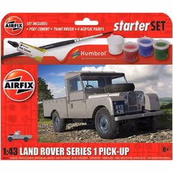 Airfix A55012 Airifx Starter Set - Land Rover Series 1 Pick-Up 1:43 Model Kit