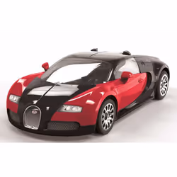 Airfix J6020 Quick Build Bugatti Veyron Model, Black/Red