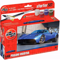 Airfix Small Starter Set New Pagani Huayra 1:43 Scale