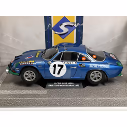 Alpine A110 1600S Rallye Montecarlo 1972 Darniche Mahe #17 1:18 Solido 1804206