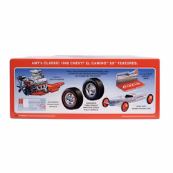 AMT 1362 1968 Chevy El Camino SS  w/ Soap Box Racer 1:25 Model Kit