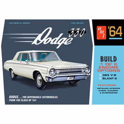 AMT 1366 1964 Dodge 330 1:25 Model Kit