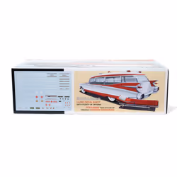 AMT 1395 1959 Cadillac Ambulance w/ Gurney 1:25 Model Kit