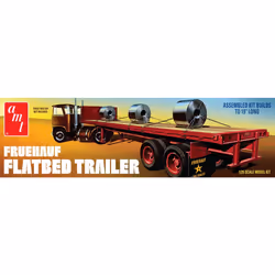 AMT 1399 Fruehauf Flatbed Trailer 1:25 Model Kit
