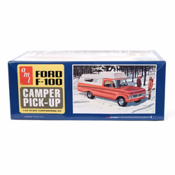 AMT 1412 1963 Ford F-100 Camper Pickup 1:25 Model Kit