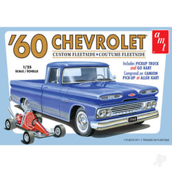 AMT 1960 Chevy Custom Fleetside Pickup with Go Kart 2T 1063M Model Kit