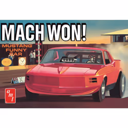 AMT 1970 Ford Mustang Funny Car Mach Won 1:25 Scale Model Kit