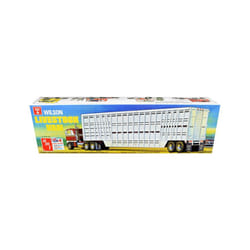 AMT Skill 3 Model Kit Wilson Livestock Van Trailer 1/25 Scale Model by AMT