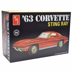 AMT/Premium Hobbies 1963 Corvette Sting Ray 1:25 Plastic Model Car Kit