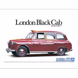 Aoshima 05967 FX-4 London Black Taxi Cab '68 1:24 Plastic Car Model Kit