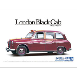 Aoshima 05967 FX-4 London Black Taxi Cab '68 1:24 Plastic Car Model Kit