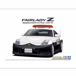 Aoshima 06281 Nissan Z33 Fairlady Z Nismo Patrol Car '07 1:24 Plastic Model Kit