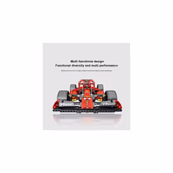 Auspcers Technic Racing Car Building Kits for Racing Car Formula F1, 1100pcs Racing Car Formula F1 Model 1:10 Building Kits Sports