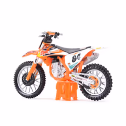 Bburago 1:18 KTM 450 SX-F Factory Edition 2018 Simulation Alloy Motorcycle Model Toy Car Gift Collection