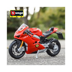 Bburago 1:18 Ducati-Panigale V4 Static Die Cast Vehicles Collectible Motorcycle Model Toys