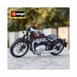 Bburago 1:18 Triumph Bonneville Bobber Static Die Cast Vehicles Collectible Motorcycle Model Toys
