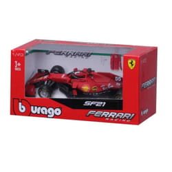 Bburago B18-36829S 1:43 F1 2021 Ferrari SF21 SAINZ  Assorted Designs a