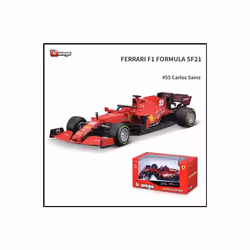 Bburago B18-36829S 1:43 F1 2021 Ferrari SF21 SAINZ  Assorted Designs a