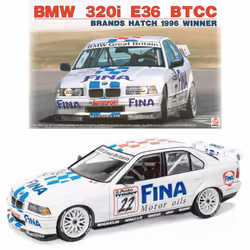 Beemax 24045 BMW 320i E36 Fina BTCC Brands Hatch 1996 Winner 1:24 Model Kit