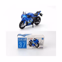 Caipo 1:18 GSX-R1000 YZF-R1 Vespa 200 Alloy&Plastic Model Toy Motorcycle - YZF R1 Yellow