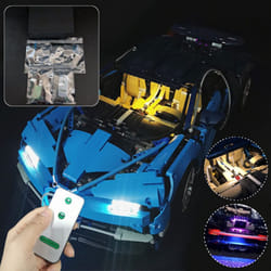 DIY LED Light Lighting Kit For LEGO 42083 Bugatti Chiron Technic Set With Remote