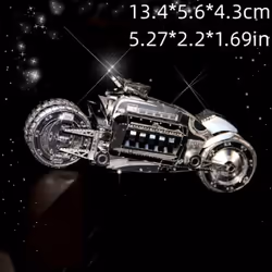 DIY Metal Assembly Toy Motorcycle Model 3D Three dimensional Game Puzzle Off road Motorcycle Model