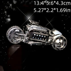 DIY Metal Assembly Toy Motorcycle Model 3D Three dimensional Game Puzzle Off road Motorcycle Model