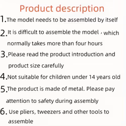 DIY Metal Assembly Toy Car Model 3D Stereo Puzzle Toy Racing Car Model