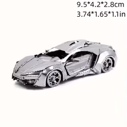 DIY Metal Assembled Toy Car Model 3D Three dimensional Game Puzzle Toy Running Car Model