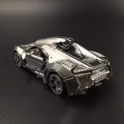 DIY Metal Assembled Toy Car Model 3D Three dimensional Game Puzzle Toy Running Car Model