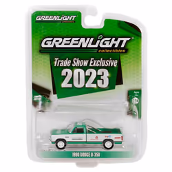 Greenlight 30428 1990 Dodge D-350-2023 Greenlight Trade Show Exclusive